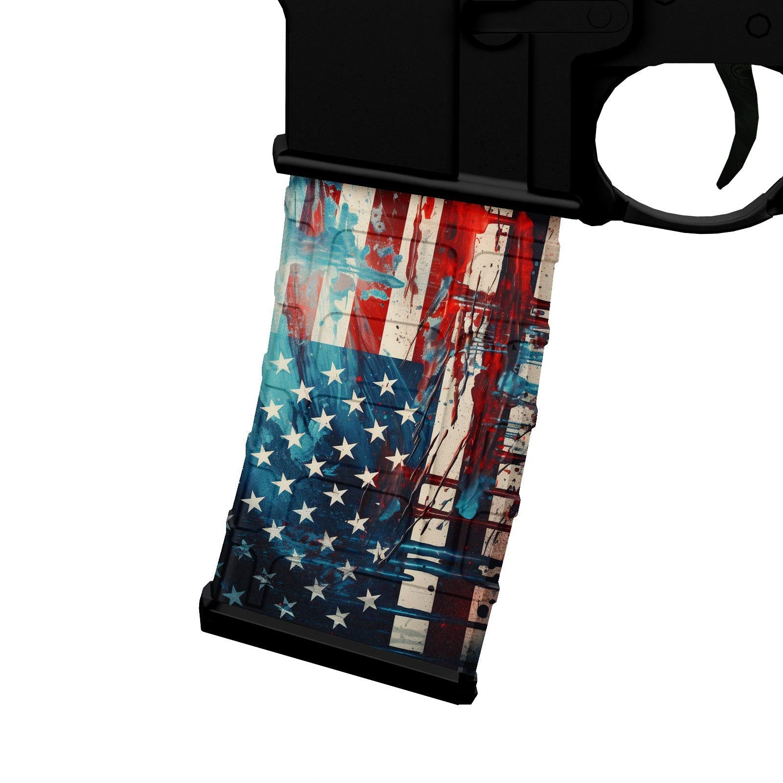 AR-15 M4 M16 Mag Skin - USA Flag - WrapMyGun Gun Skins & AR-15 M4 Mag Skins