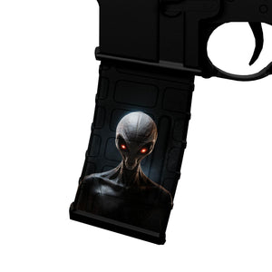 AR-15 M4 Mag Skin - Alien - WrapMyGun Gun Skins & AR-15 M4 Mag Skins