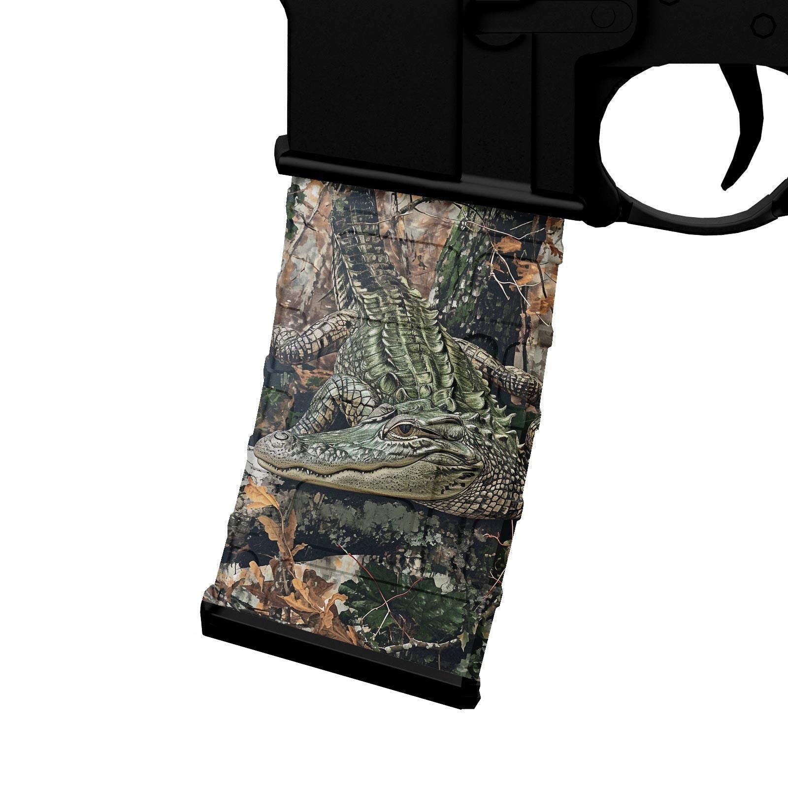 AR-15 M4 Mag Skin - Alligator Camouflage - WrapMyGun Gun Skins & AR-15 M4 Mag Skins