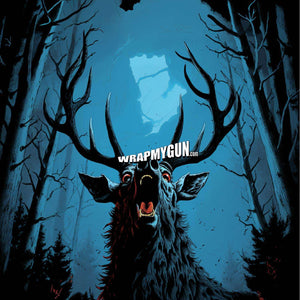 AR-15 M4 Mag Skin - Angry Elk - WrapMyGun Gun Skins & AR-15 M4 Mag Skins