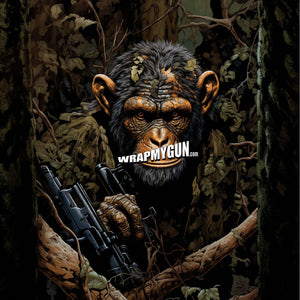 AR-15 M4 Mag Skin - Ape Camo - WrapMyGun Gun Skins & AR-15 M4 Mag Skins