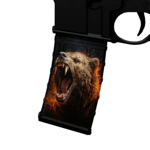 AR-15 M4 Mag Skin - Bear - WrapMyGun Gun Skins & AR-15 M4 Mag Skins