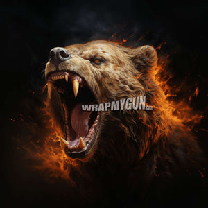 AR-15 M4 Mag Skin - Bear - WrapMyGun Gun Skins & AR-15 M4 Mag Skins