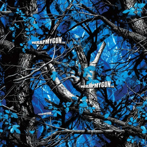 AR-15 M4 Mag Skin - Blue Tree Camo - WrapMyGun Gun Skins & AR-15 M4 Mag Skins