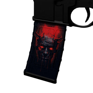 AR-15 M4 Mag Skin - Devil - WrapMyGun Gun Skins & AR-15 M4 Mag Skins