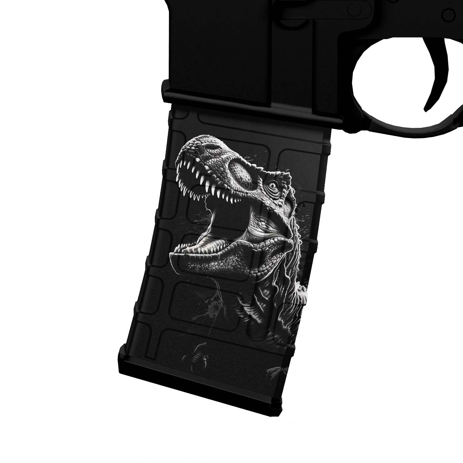 AR-15 M4 Mag Skin - Dinosaur - WrapMyGun Gun Skins & AR-15 M4 Mag Skins