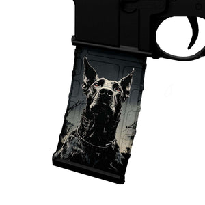 AR-15 M4 Mag Skin - Doberman Pinscher - WrapMyGun Gun Skins & AR-15 M4 Mag Skins