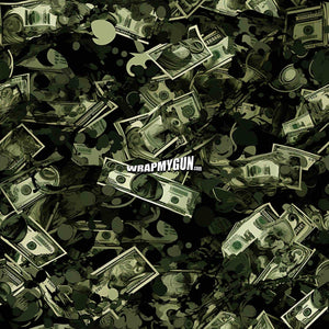 AR-15 M4 Mag Skin - Dollar Camo - WrapMyGun Gun Skins & AR-15 M4 Mag Skins