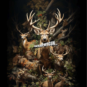 AR-15 M4 Mag Skin - Elk's Camouflage - WrapMyGun Gun Skins & AR-15 M4 Mag Skins