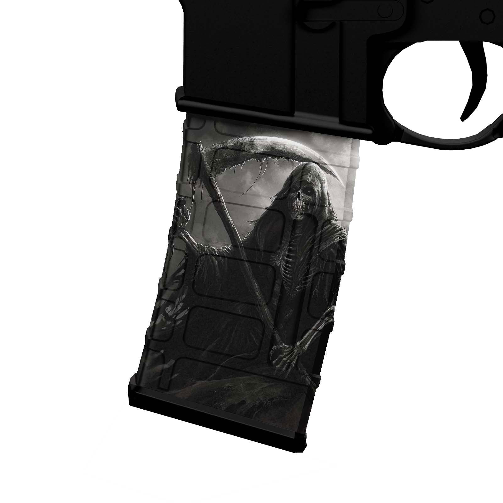 AR-15 M4 Mag Skin - Grim Reaper - WrapMyGun Gun Skins & AR-15 M4 Mag Skins