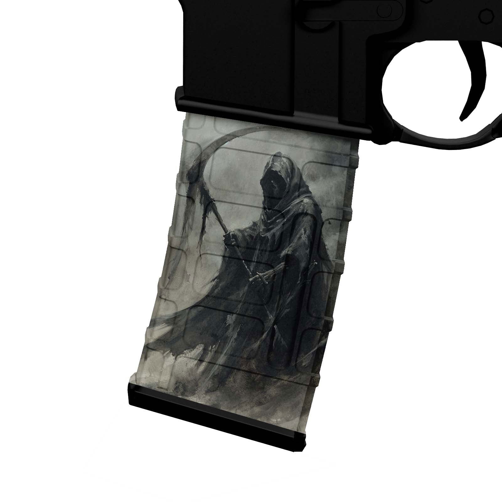 AR-15 M4 Mag Skin - Grim Reaper - WrapMyGun Gun Skins & AR-15 M4 Mag Skins
