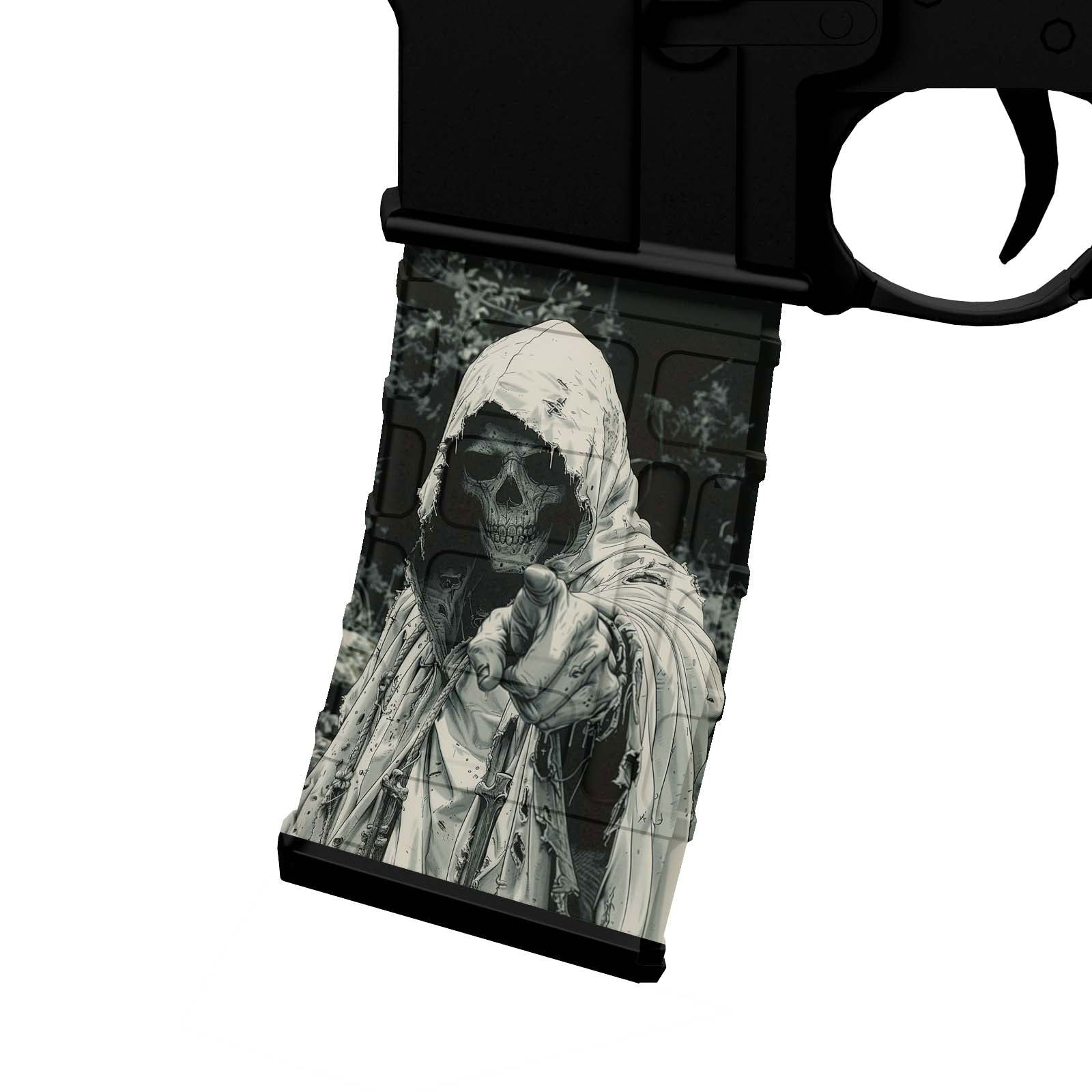 AR-15 M4 Mag Skin - Grim Reaper - WrapMyGun Gun Skins & AR-15 M4 Mag Skins