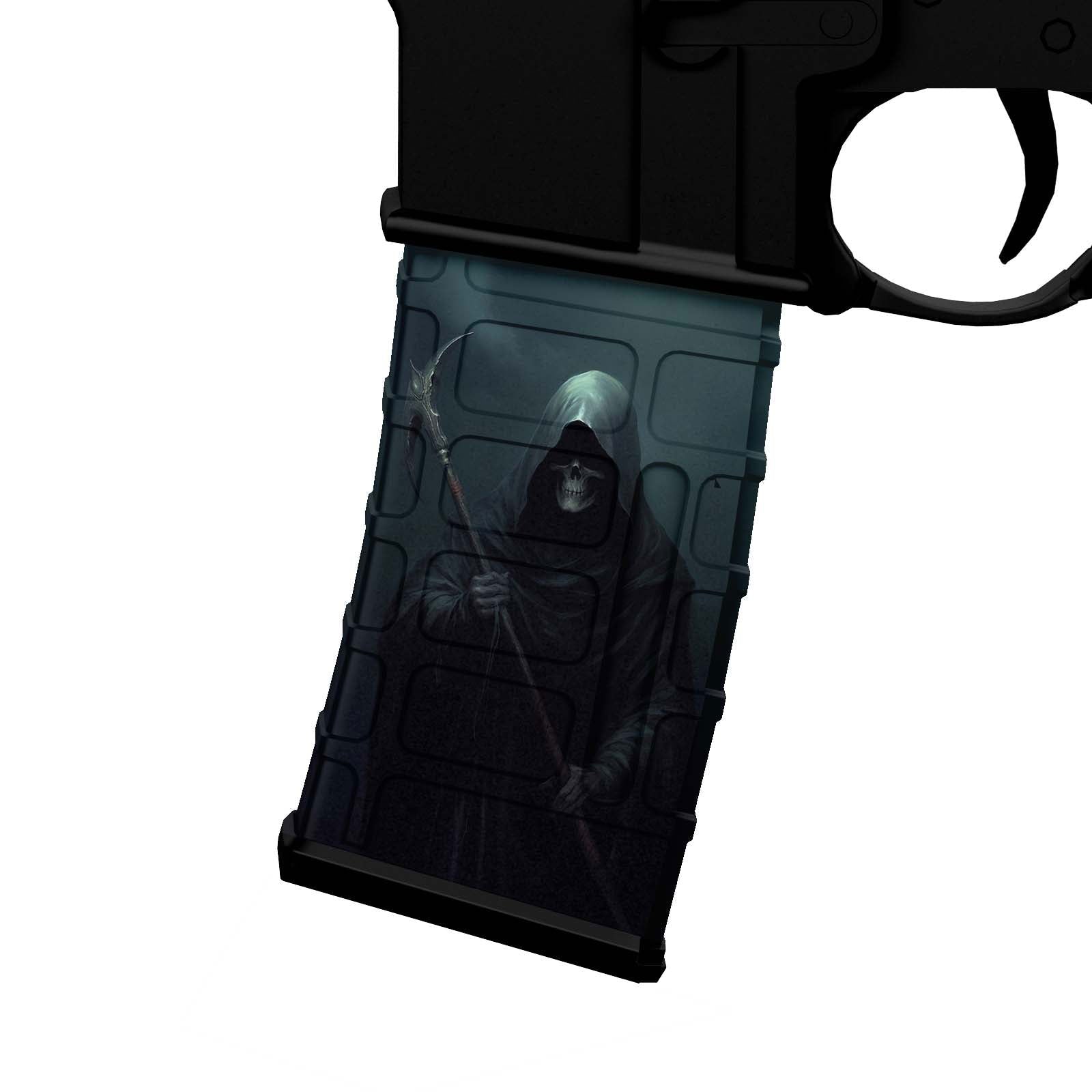 AR-15 M4 Mag Skin - Grim Reaper - WrapMyGun Gun Skins & AR-15 M4 Mag Skins