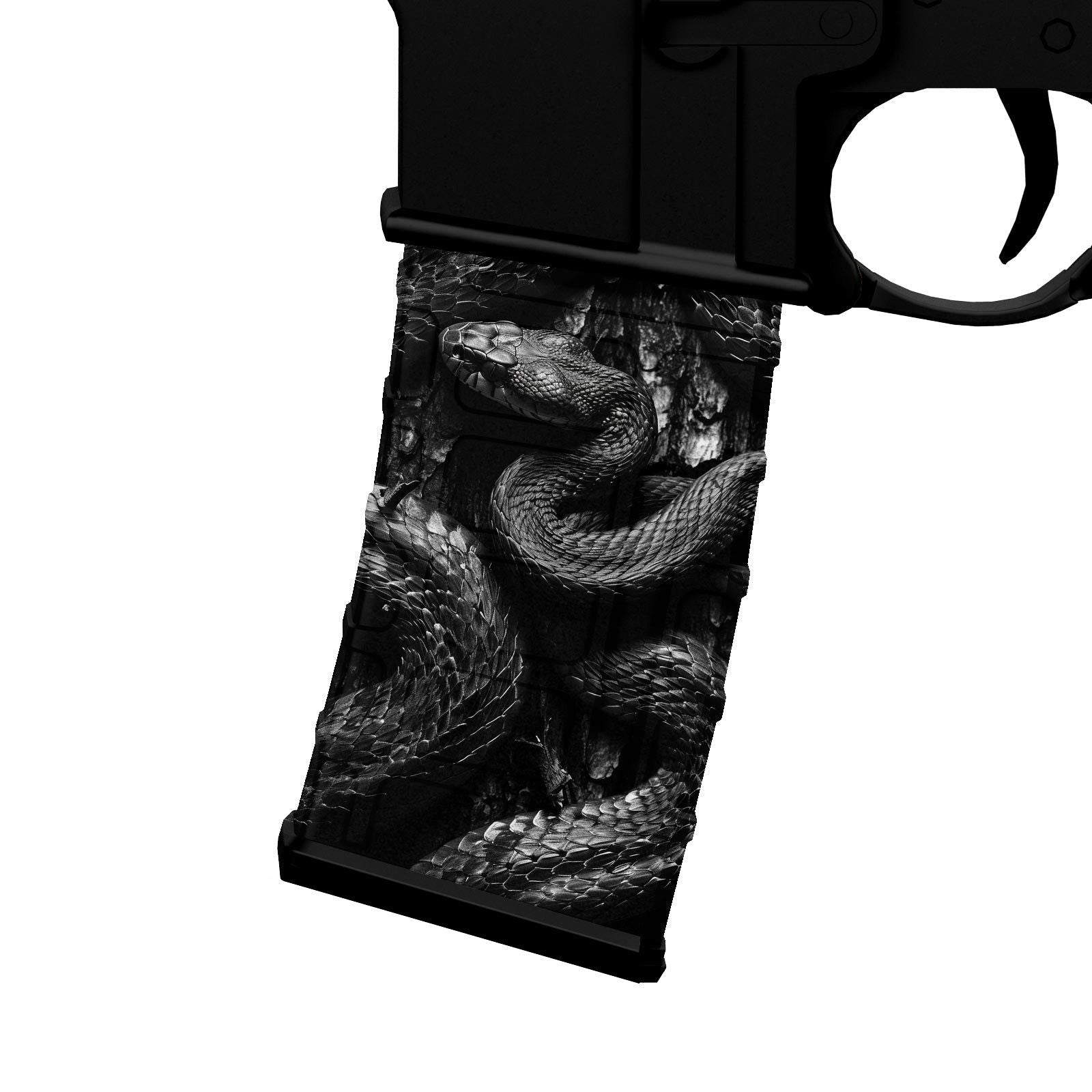 AR-15 M4 Mag Skin - Snake Camouflage - WrapMyGun Gun Skins & AR-15 M4 Mag Skins