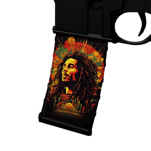 AR-15 Mag Skin - Bob Marley - WrapMyGun Gun Skins & AR-15 M4 Mag Skins