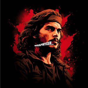 AR-15 Mag Skin - Che Guevara - WrapMyGun Gun Skins & AR-15 M4 Mag Skins