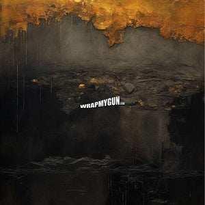 AR-15 Mag Skin - Gold Stone Camo - WrapMyGun Gun Skins & AR-15 M4 Mag Skins