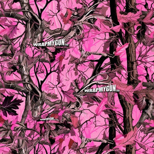 AR-15 Mag Skin - Pink Tree Camo - WrapMyGun Gun Skins & AR-15 M4 Mag Skins