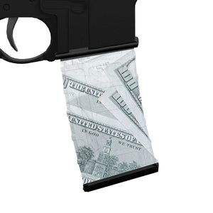 AR-15 Mag Skin - Premium Vinyl Mag Wrap - Money - WrapMyGun Gun Skins & AR-15 M4 Mag Skins