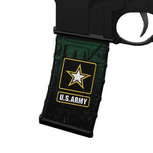AR-15 Mag Skin - Premium Vinyl Mag Wrap - US Army - WrapMyGun Gun Skins & AR-15 M4 Mag Skins