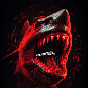 AR-15 Mag Skin - Shark - WrapMyGun Gun Skins & AR-15 M4 Mag Skins