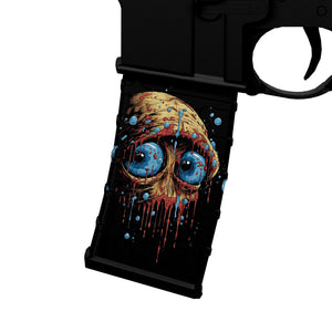 AR-15 Mag Skin - Skull - WrapMyGun Gun Skins & AR-15 M4 Mag Skins