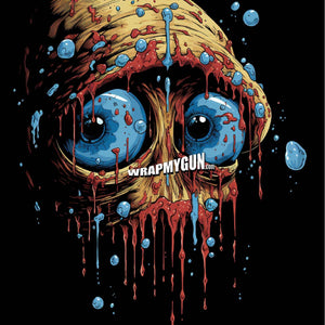 AR-15 Mag Skin - Skull - WrapMyGun Gun Skins & AR-15 M4 Mag Skins