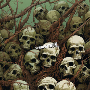 AR-15 Mag Skin - Skulls - WrapMyGun Gun Skins & AR-15 M4 Mag Skins