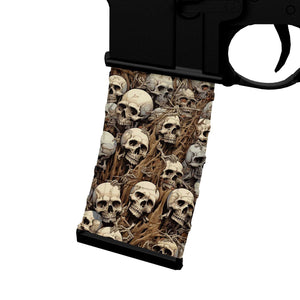 AR-15 Mag Skin - Skulls - WrapMyGun Gun Skins & AR-15 M4 Mag Skins