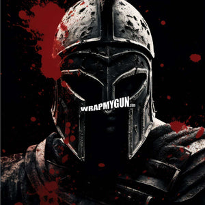 AR-15 Mag Skin - Spartan - WrapMyGun Gun Skins & AR-15 M4 Mag Skins