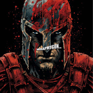 AR-15 Mag Skin - Spartan - WrapMyGun Gun Skins & AR-15 M4 Mag Skins