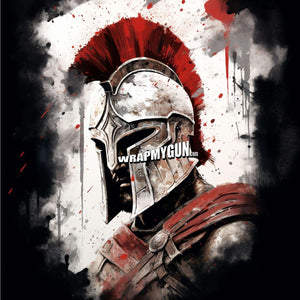 AR-15 Mag Skin - Spartan - WrapMyGun Gun Skins & AR-15 M4 Mag Skins