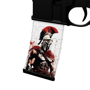 AR-15 Mag Skin - Spartan - WrapMyGun Gun Skins & AR-15 M4 Mag Skins
