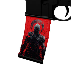 AR-15 Mag Skin - Spartan - WrapMyGun Gun Skins & AR-15 M4 Mag Skins