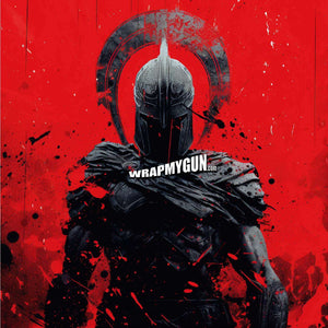 AR-15 Mag Skin - Spartan - WrapMyGun Gun Skins & AR-15 M4 Mag Skins