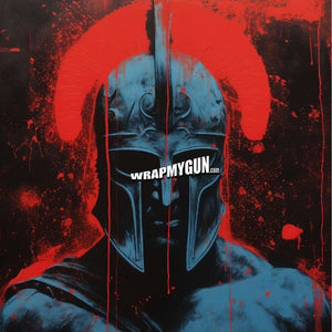 AR-15 Mag Skin - Spartan - WrapMyGun Gun Skins & AR-15 M4 Mag Skins