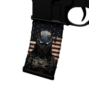 AR-15 Mag Skin - Spartan - WrapMyGun Gun Skins & AR-15 M4 Mag Skins