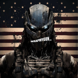 AR-15 Mag Skin - Spartan - WrapMyGun Gun Skins & AR-15 M4 Mag Skins