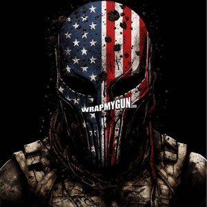 AR-15 Mag Skin - Spartan - WrapMyGun Gun Skins & AR-15 M4 Mag Skins