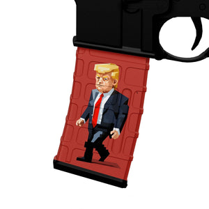 AR-15 Mag Skin - Trump - WrapMyGun Gun Skins & AR-15 M4 Mag Skins
