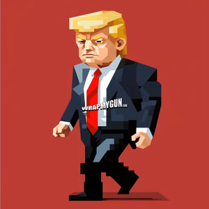 AR-15 Mag Skin - Trump - WrapMyGun Gun Skins & AR-15 M4 Mag Skins