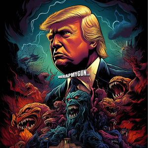 AR-15 Mag Skin - Trump - WrapMyGun Gun Skins & AR-15 M4 Mag Skins