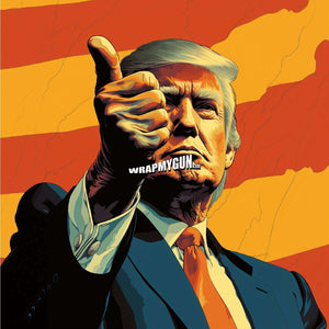 AR-15 Mag Skin - Trump - WrapMyGun Gun Skins & AR-15 M4 Mag Skins