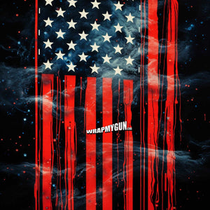 AR-15 Mag Skin - USA Flag - WrapMyGun Gun Skins & AR-15 M4 Mag Skins