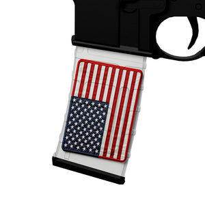 AR-15 Mag Skin - USA Patch - WrapMyGun Gun Skins & AR-15 M4 Mag Skins