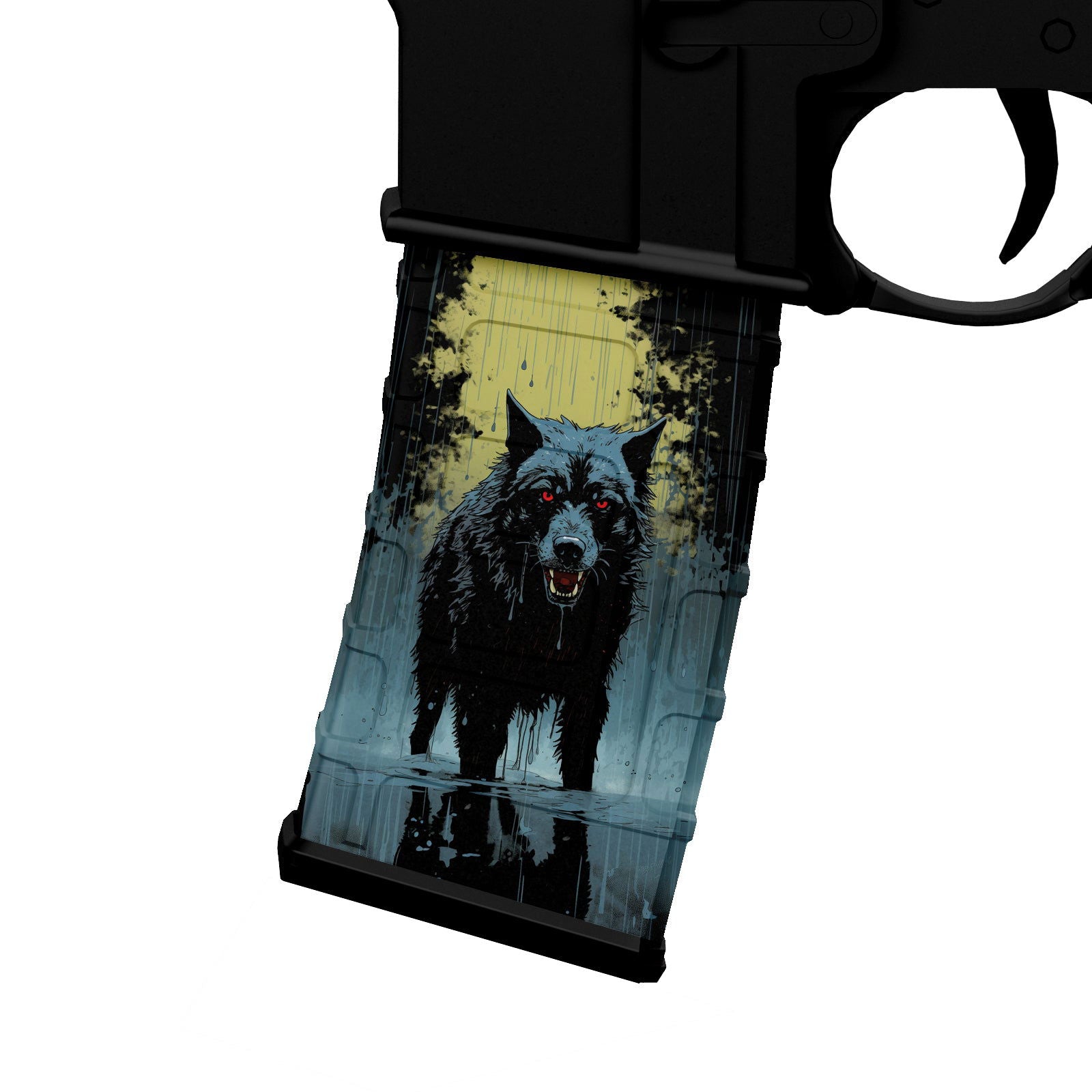 AR-15 Mag Skin - Wolf - WrapMyGun Gun Skins & AR-15 M4 Mag Skins