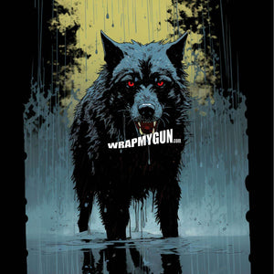 AR-15 Mag Skin - Wolf - WrapMyGun Gun Skins & AR-15 M4 Mag Skins