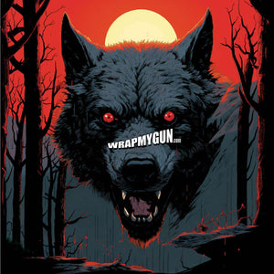 AR-15 Mag Skin - Wolf - WrapMyGun Gun Skins & AR-15 M4 Mag Skins