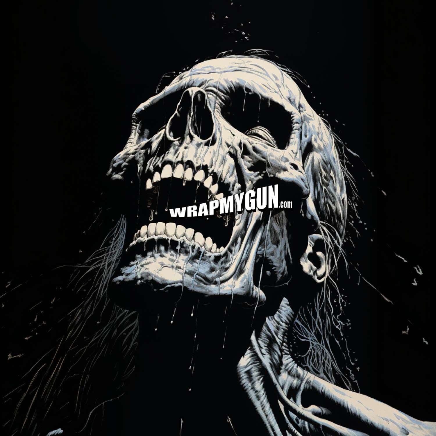 AR-15 Mag Skin - Zombie - WrapMyGun Gun Skins & AR-15 M4 Mag Skins