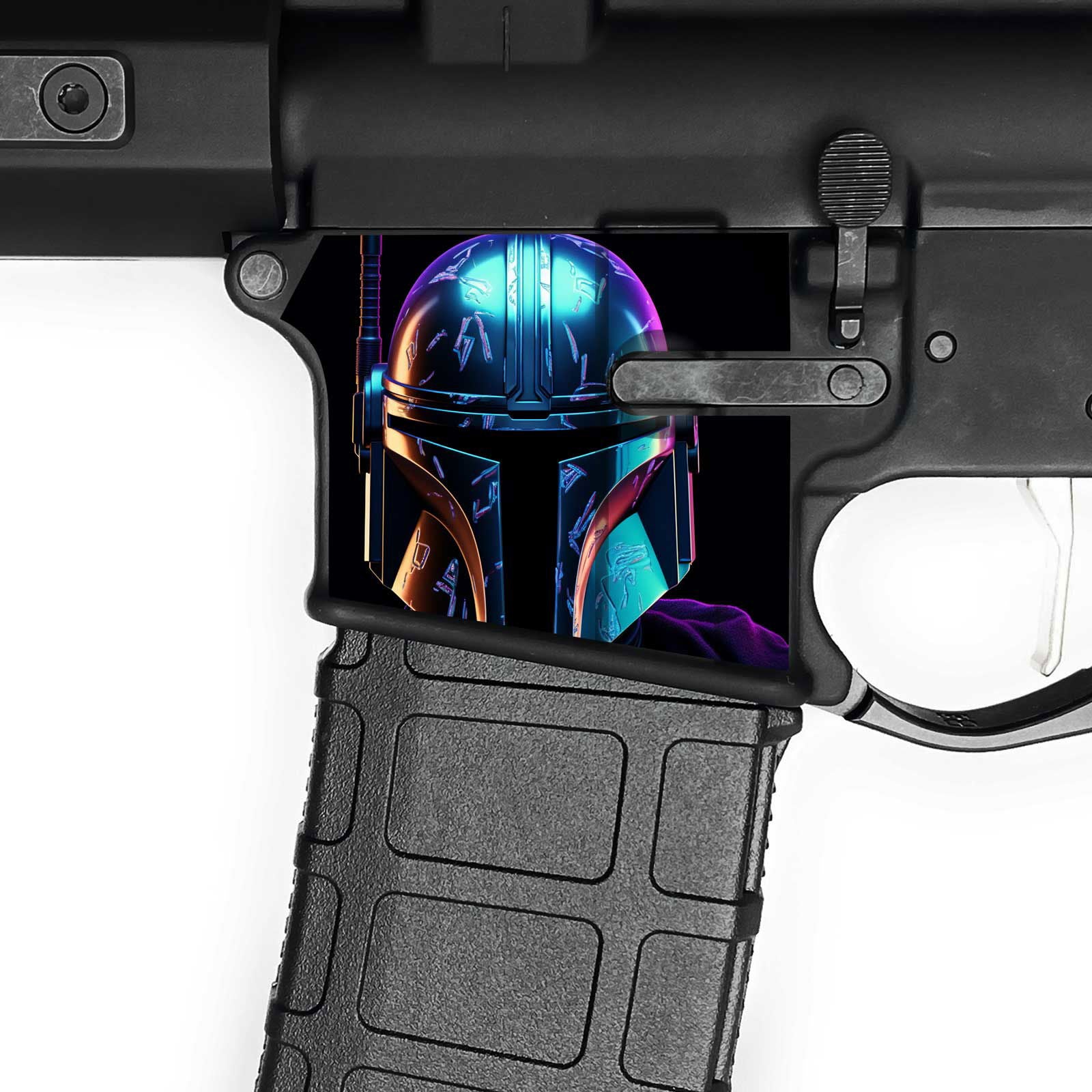 AR-15 Magwell Skin - This Is The Way - WrapMyGun Gun Skins & AR-15 M4 Mag Skins